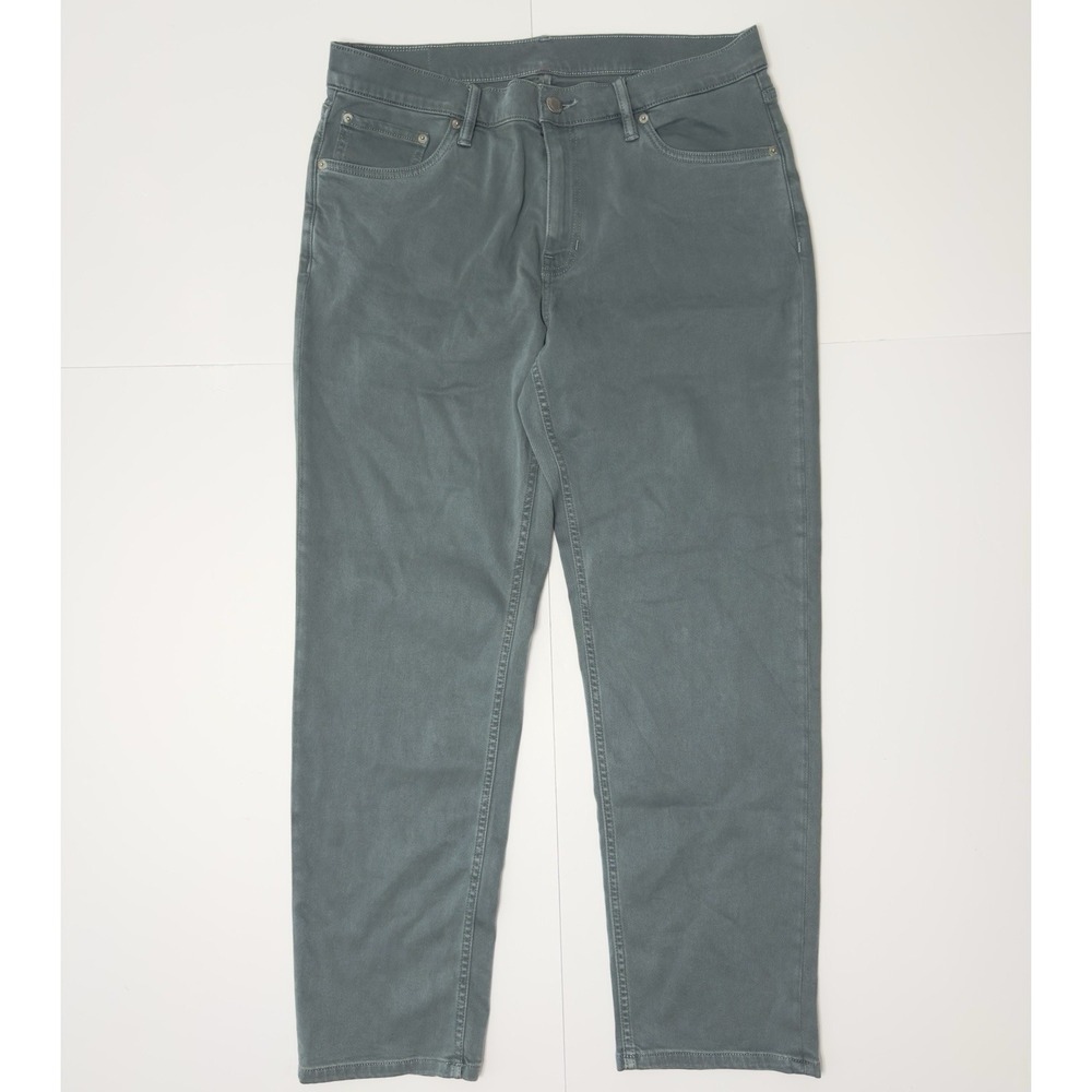Vuori Men's Benton Stretch Twill Pant Classic Fit Pant Jeans 34 Lake Green V4041 - Picture 6 of 16